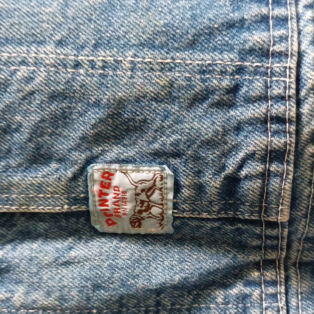 ##sold##Unisex vintage Pointer Brand overalls - Picture 3 of 8
